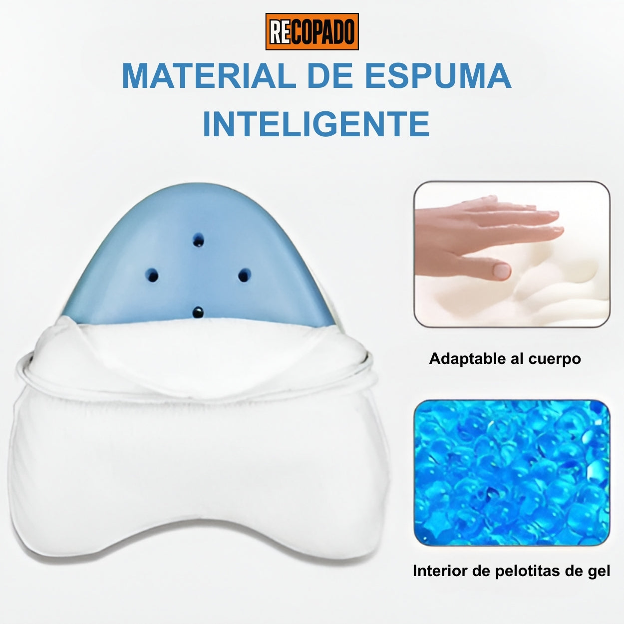 Almohadón Ergonómico para Piernas y Rodillas - RECOPADO™